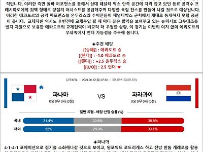 6월 17일 축구A매치 2경기