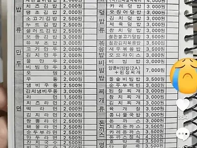 2005년 가격표로 보는 세월