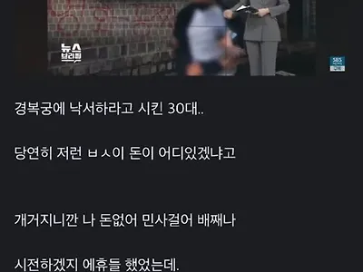 온 국민이 분노했던 경복궁 낙서 배후의 근황