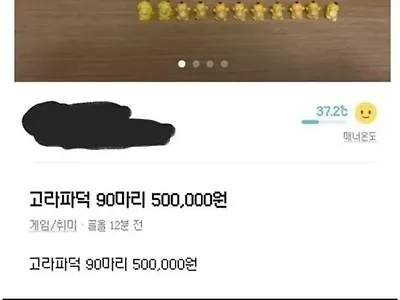 90마리의 고라파덕 사연