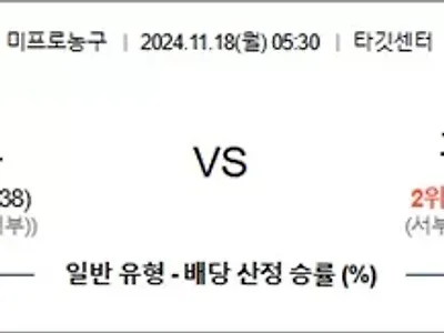 11월 18일 NBA 10경기