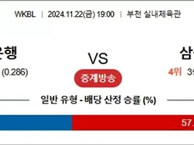 11월 22일 WKBL 하나은행 삼성생명