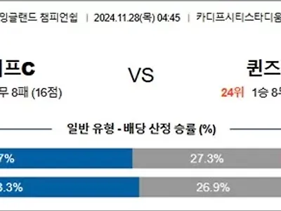 11월 28일 EFL챔 5경기