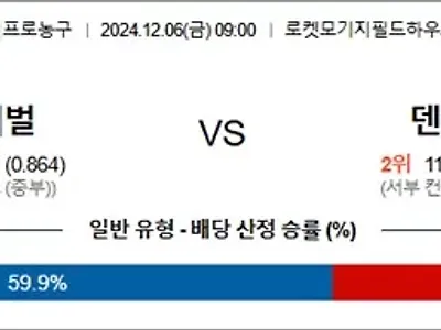 12월 06일 NBA 8경기