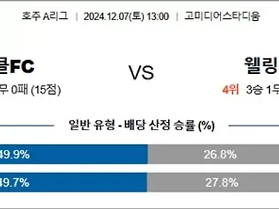 12월 07일 A리그 3경기