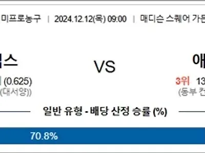 12월 12일 NBA 2경기