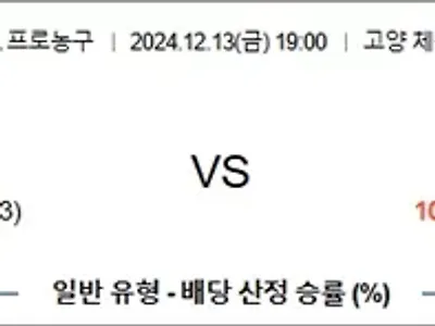 12월 13일 KBL 2경기