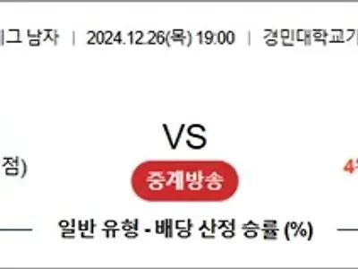 12월 26일 KOVO남 KB손보 우리카드