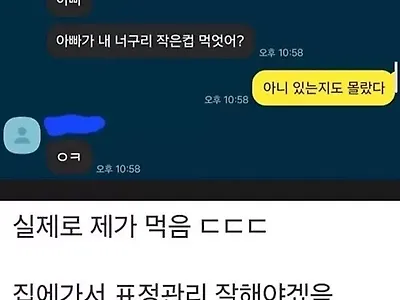 집에 들어갈때 하나 사다주는걸 추천 ㅋㅋ