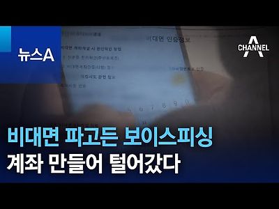 비대면 파고든 보이스피싱, 계좌 만들어 털어갔다