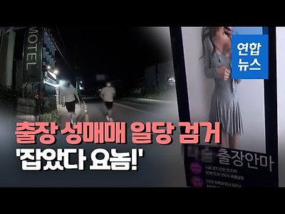 출장 안마·마사지로 위장…수도권 최대 출장성매매 일당 검거