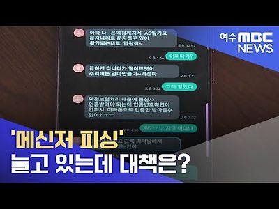 메신저 피싱 늘고 있는데.. 대책은.......