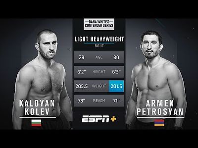 유에프씨 Petrosyan Proves the Contender Series is All About Fini…