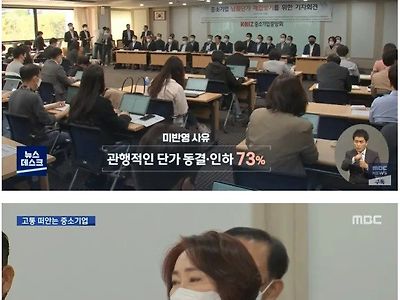 원자재 가격 인상에 눈물 나는 중소기업들