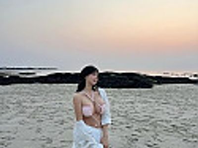 해변의 미인