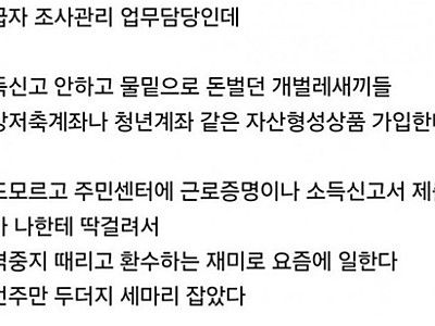 일 잘하네
