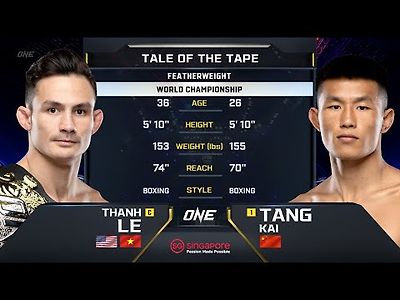 ONE 격투기 Thanh Le vs. Tang Kai