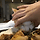 한우곱창이 너무 먹고싶었던 고양이.gif