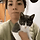 진짜로 놀라는 고양이.gif