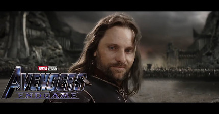 Aragorn's Black Gate speech with Avengers Endgame Portals Theme