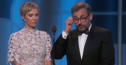 Steve Carell & Kristen Wiig HILARIOUS in Golden Globes 2017