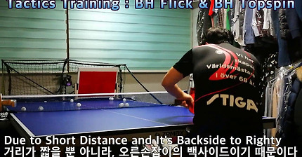 [LHTT #75_Home Training] Tactics for BH Flick & BH Topspin 190108