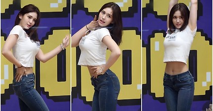 전소미 흰티에 청바지 입고 추는 birthday 직캠 | 인스티즈