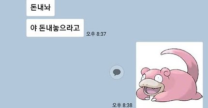 돈 갚으라는 말에 포켓몬으로 개드립치기 ㅋㅋㅋ | 인스티즈
