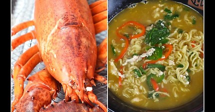 랍스타 라면 랍스타 버터구이 랍스터찜 LOBSTER 용새우