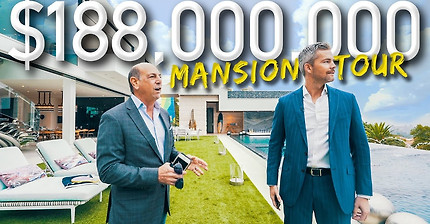 Touring A Massive $188 Million California Mega Mansion | Ryan Serhant Vlog #038