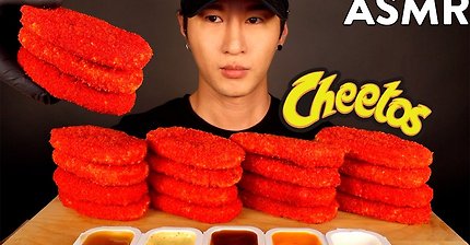 ASMR HOT CHEETOS HASH BROWNS MUKBANG (No Talking) COOKING & EATING SOUNDS | Zach Choi ASMR