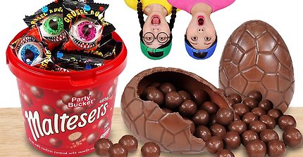 Maltesers Chocolate Egg Mukbang 대왕 몰티져스 먹방 DONA 도나