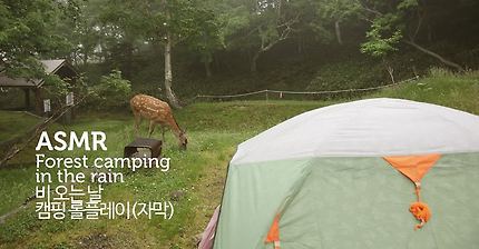 ASMR 라면 끓여주고 귀청소도 해 줄게- 캠핑 롤플레이(자막) | Camping role play | No talking