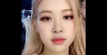 메이크업 받는 로제..존예 ㅠ