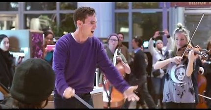 Flash Mob - Gustav Holst - The Planets: Jupiter (Berklee Contemporary Symphony Orchestra)