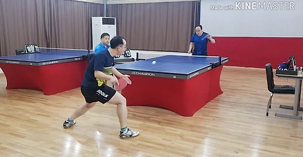 왼손짱 vs 한방탁구 (in HS club)