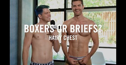 Boxers or Briefs: Hairy Chest | Los Angeles Guys With Hairy Chests Answer Boxers or Briefs