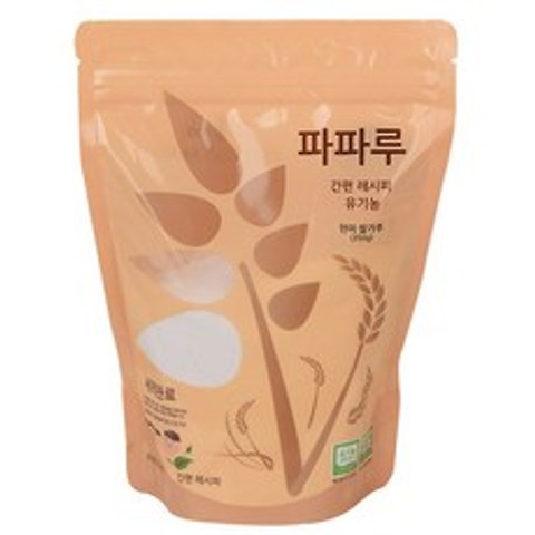 파파루 간편레시피 유기농쌀 현미 고운입자 350g, 1개