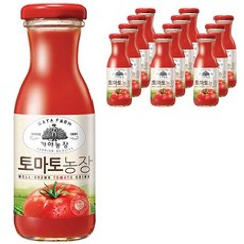 가야농장 토마토 음료, 180ml, 1박스