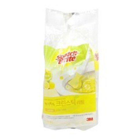 3M 스카치브라이트 크린스틱 향기톡톡 레몬향 리필 변기용수세미, 본상품색상선택, 5개입
