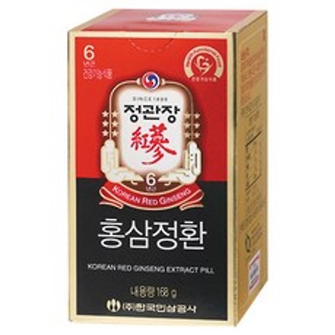 정관장 홍삼정환 + 쇼핑백, 168g, 1개