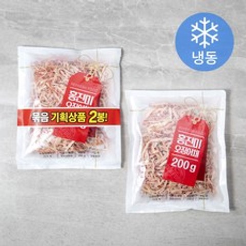 홍진미 오징어채 (냉동), 200g, 2개