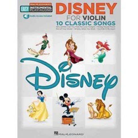Disney: For Violin: 10 Classic Songs, Hal Leonard Corp