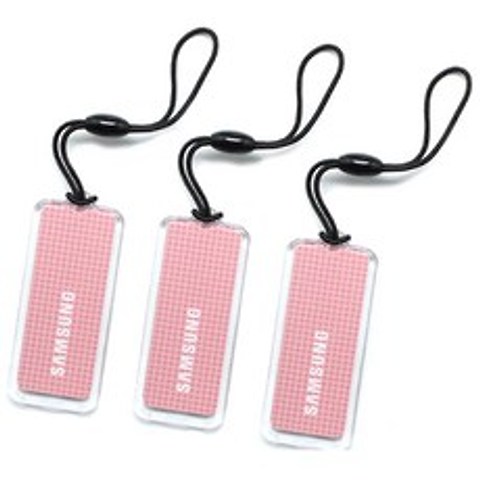 삼성 도어락용 휴대폰걸이형키 핑크, 3개입