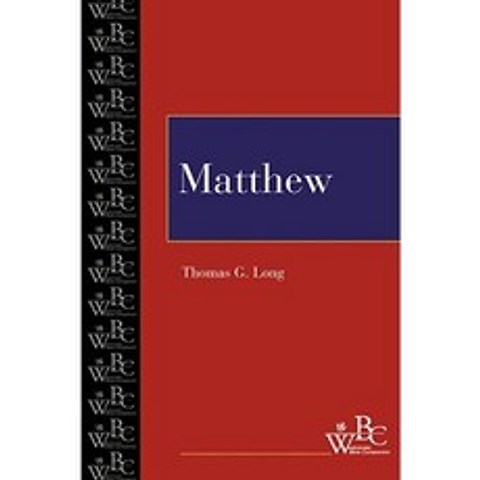 Matthew (Wbc) Paperback, Westminster John Knox Press