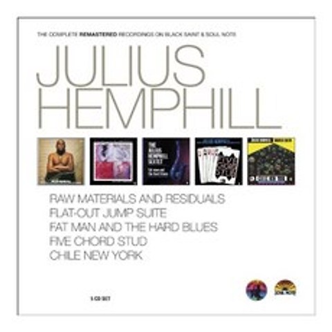 JULIUS HEMPHILL - THE COMPLETE REMASTERED RECORDINGS ON BLACK SAINT & SOUL NOTE 유럽연합수입반, 5CD