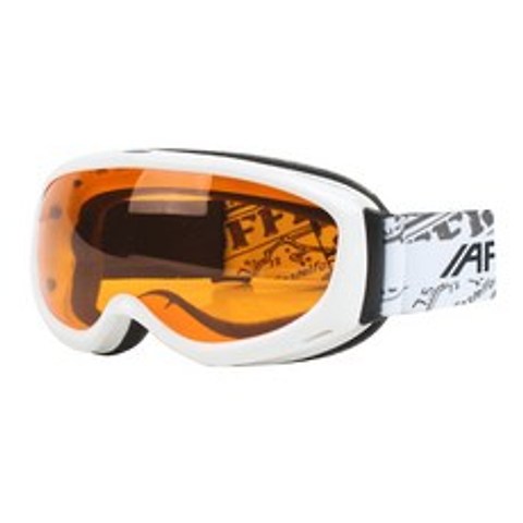 어라이즈 안경병용 싱글렌즈 스키 보드 고글 AWFG020, WHITE