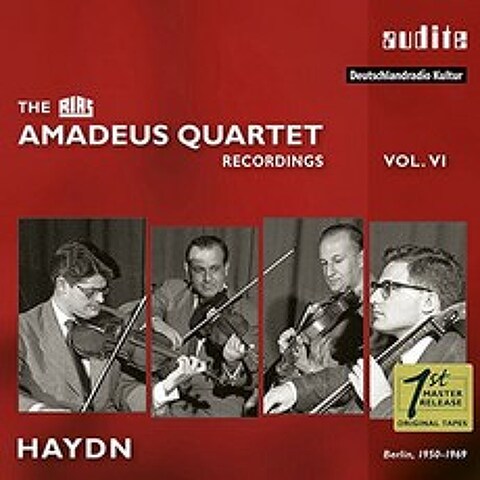 AMADEUS QUARTET - THE RIAS RECORDINGS VOL.6 : HAYDN 아마데우스 쿼텟 : 하이든 현악 사중주 명곡집 독일수입반, 1CD