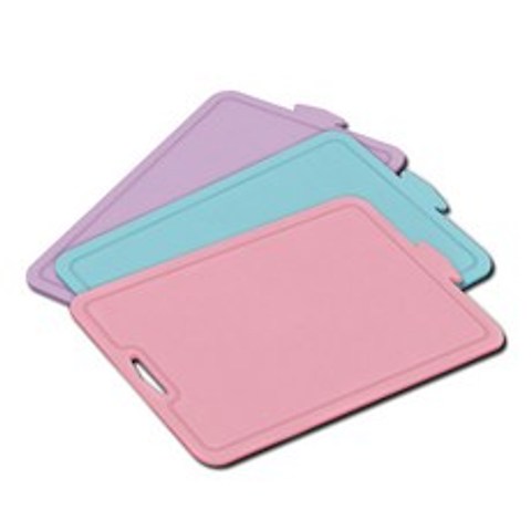 벨라쿠진 실리콘 도마 3종세트, 1세트, 핑크 + 민트 + 퍼플