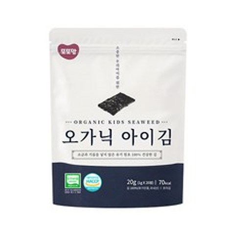 또또맘 오가닉 아이김 20p, 김맛, 1개